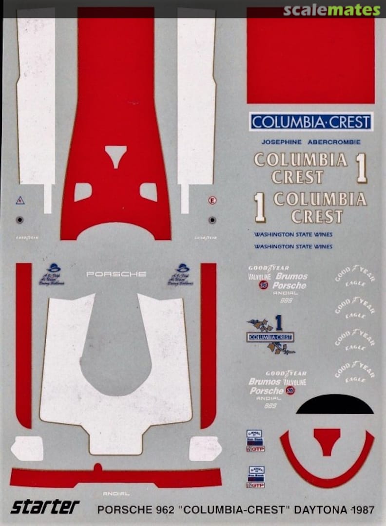 Boxart Porsche 962 "Columbia Crest"  Starter