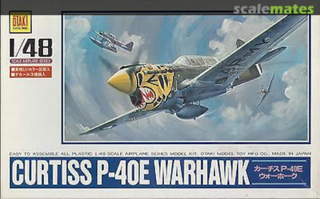 Boxart Curtiss P-40E Warhawk OT2-16-600 Otaki