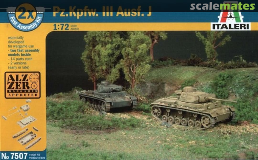 Boxart Pz.Kpfw. III Ausf. J 7507 Italeri