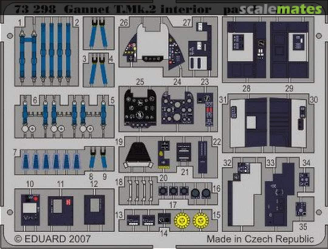 Boxart Gannet T.Mk.2 interior 73298 Eduard