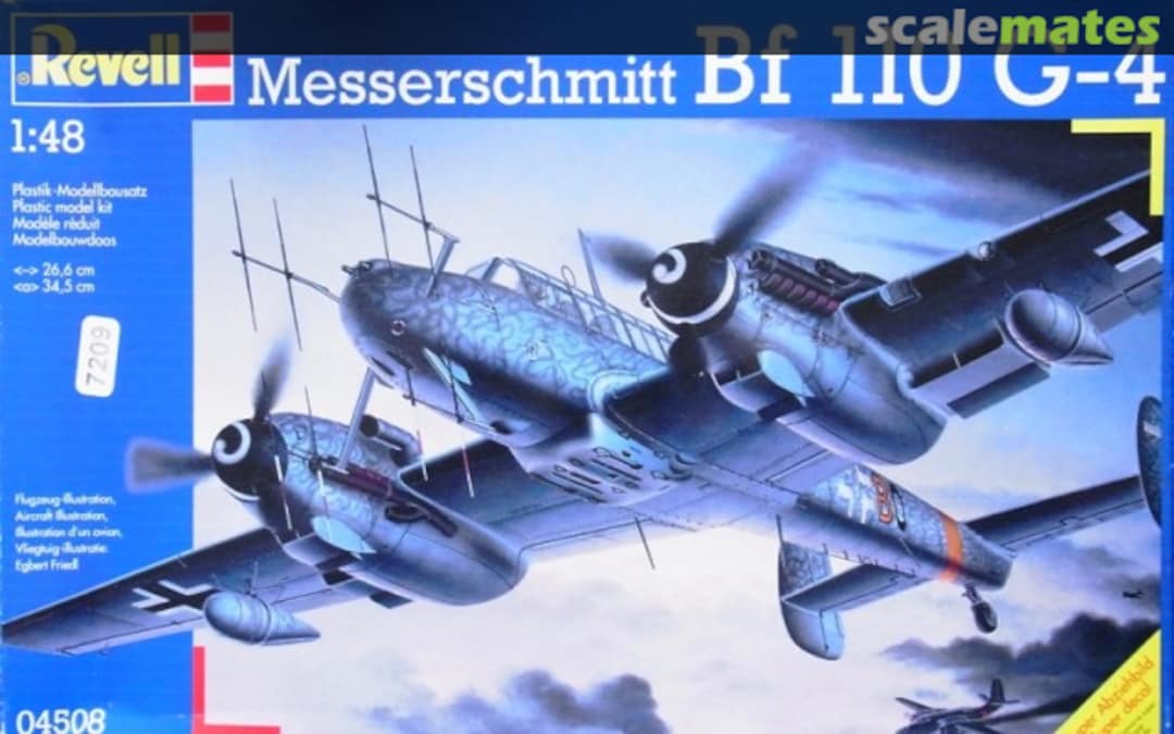 Boxart Messerschmitt Bf 110 G-4 04508 Revell