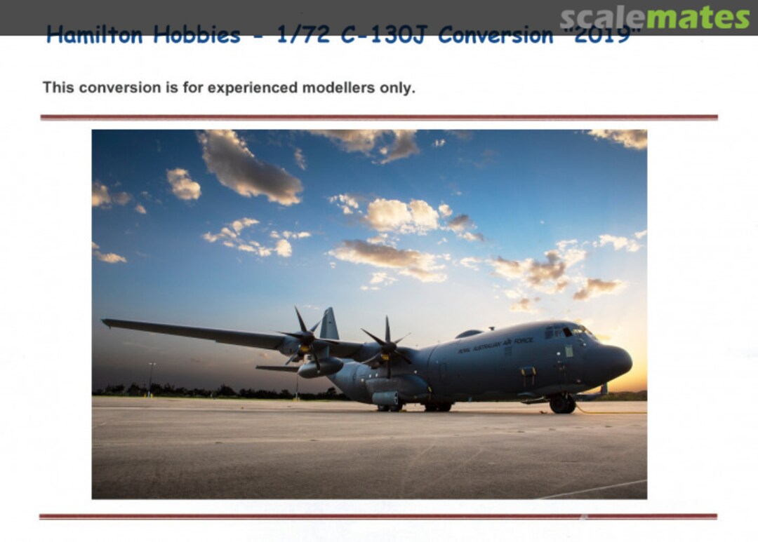 Boxart C-130J Hercules - Conversion "2019"  Hamilton Hobbies