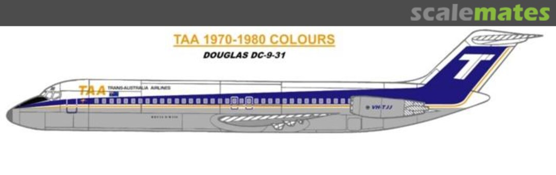 Boxart TAA DC-9 1970s-1980s LIVERY CDS-113 Hawkeye Models