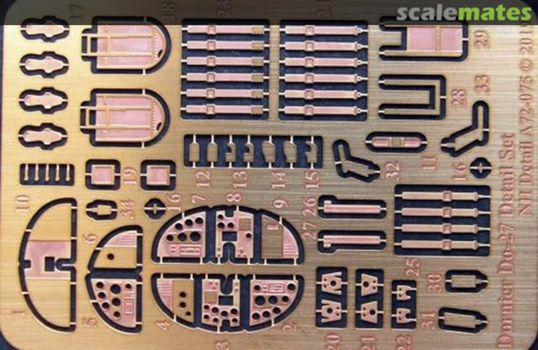 Boxart Dornier Do-27 detail set A72-075 NH Detail