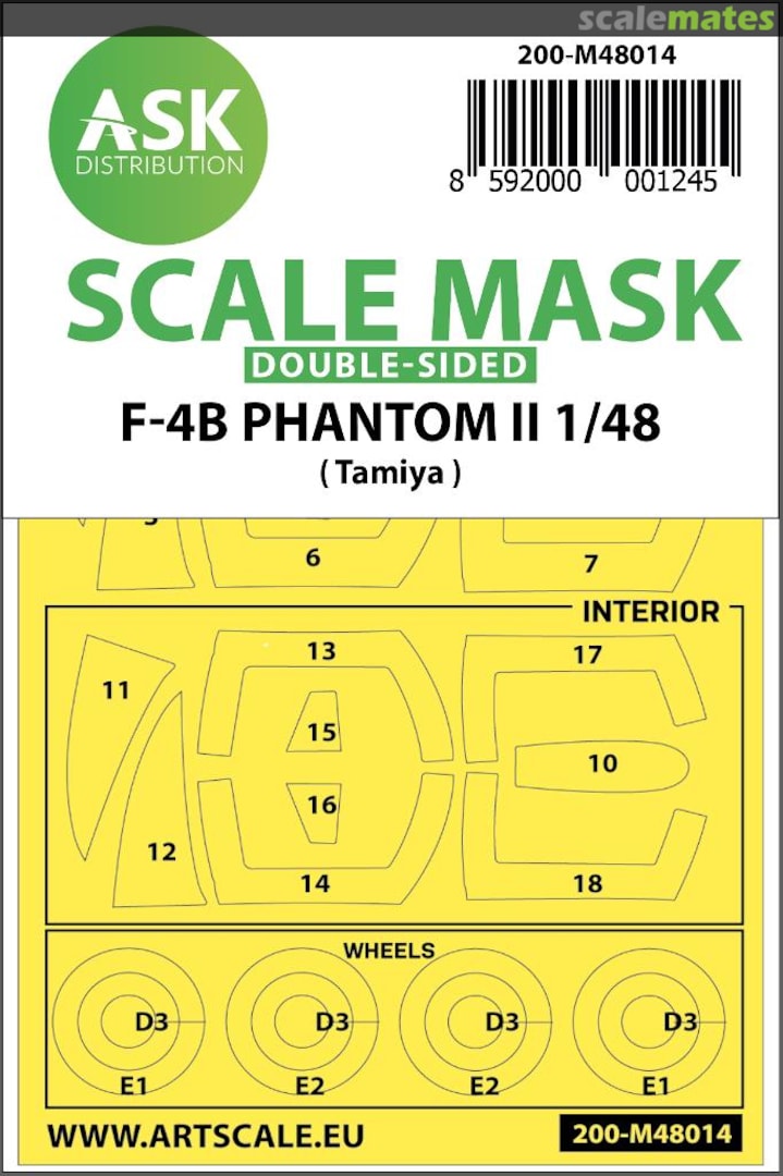 Boxart F-4B Phantom II 200-M48014 ASK