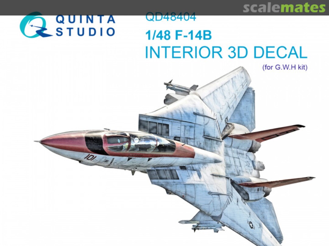 Boxart F-14B interior 3D decals QD48404 Quinta Studio