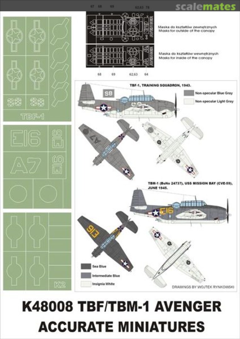 Boxart Grumman TBM-1C Avenger K48008 Montex