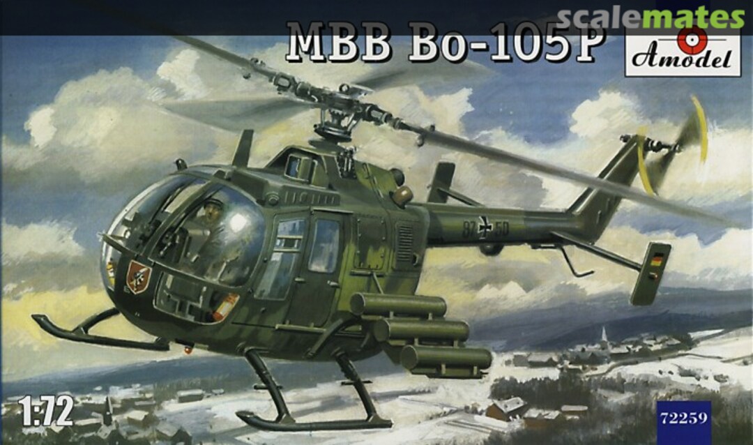 Boxart MBB Bo-105P 72259 Amodel