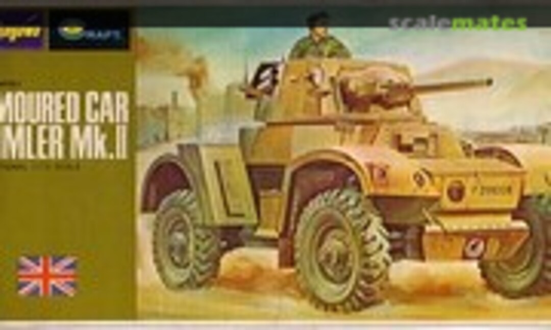 1:72 Armoured Car Daimler Mk.II (Minicraft Hasegawa 724)