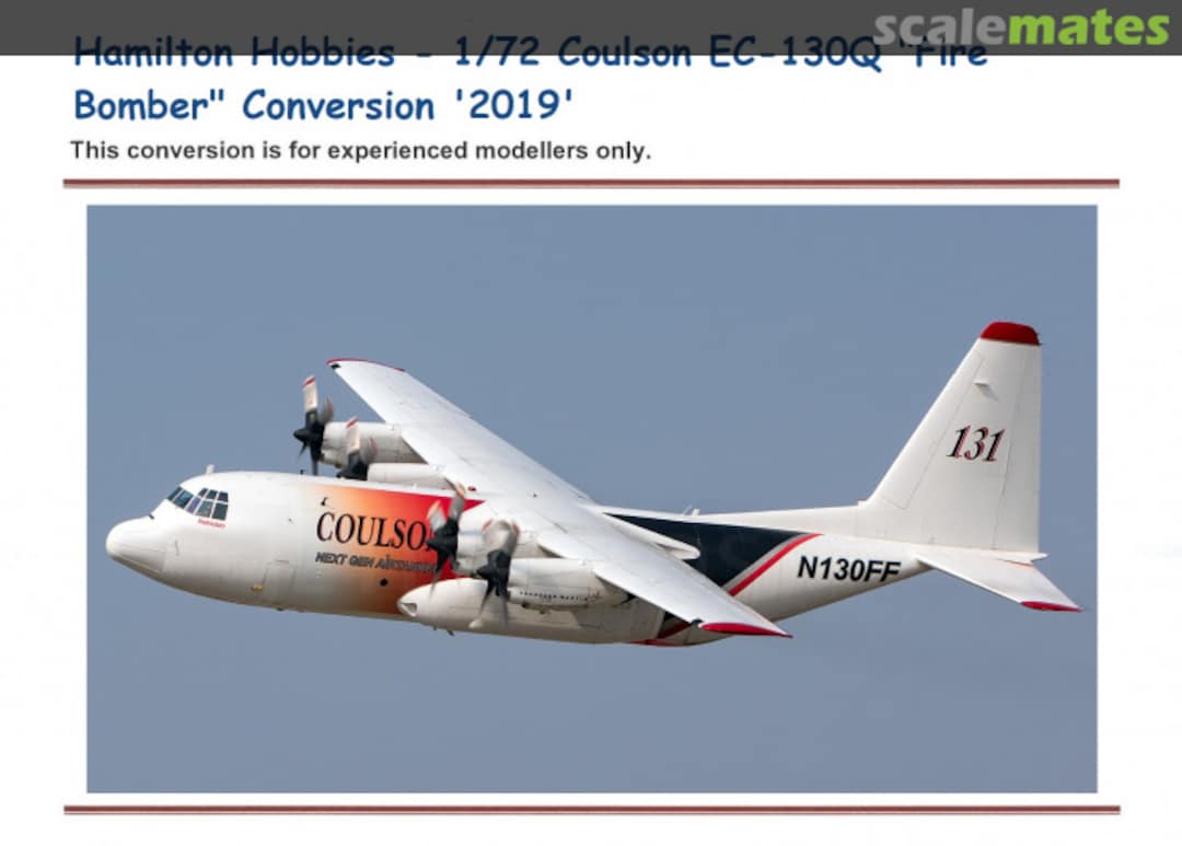 Boxart Coulson EC-130Q 'Fire Bomber' Conversion '2019'  Hamilton Hobbies