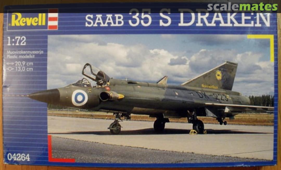 Boxart SAAB 35 S Draken 04264 Revell