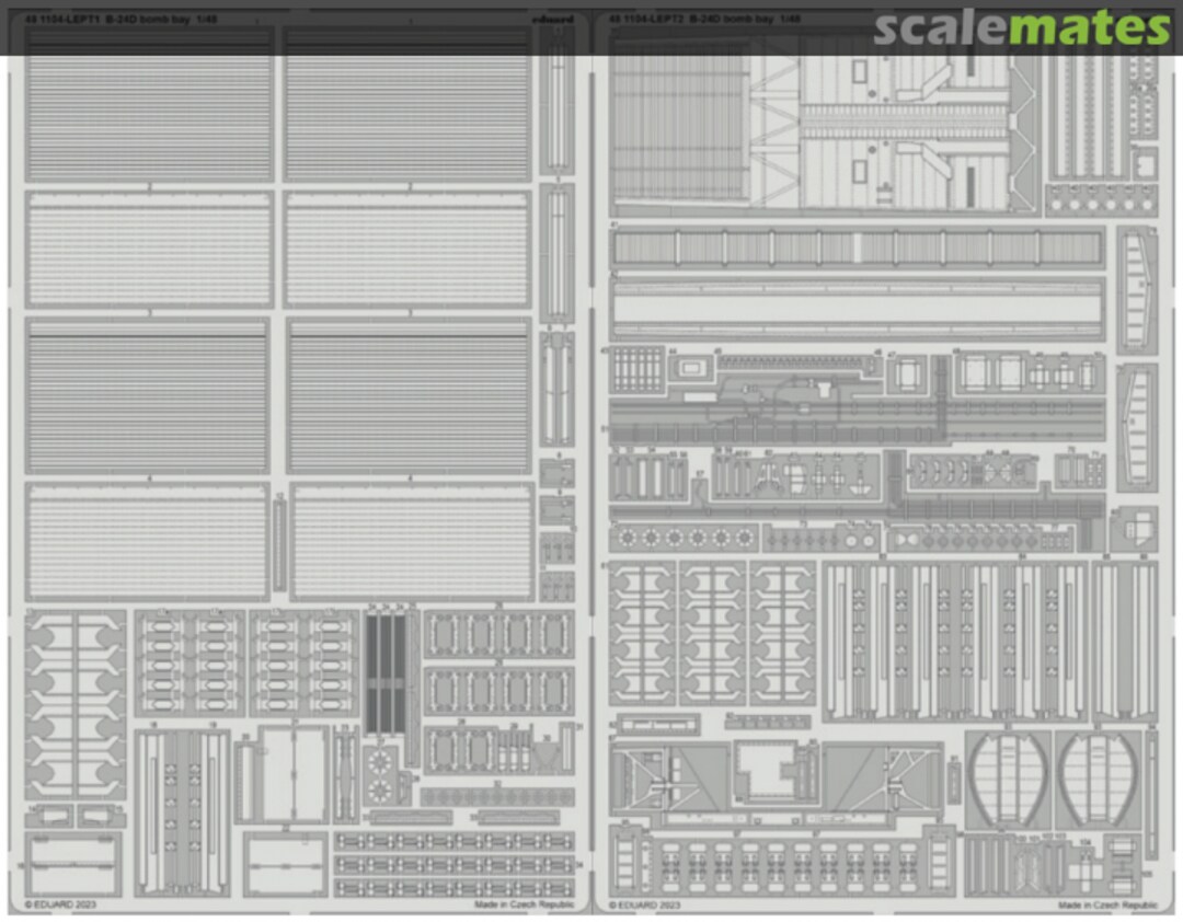 Boxart B-24D bomb bay 481104 Eduard