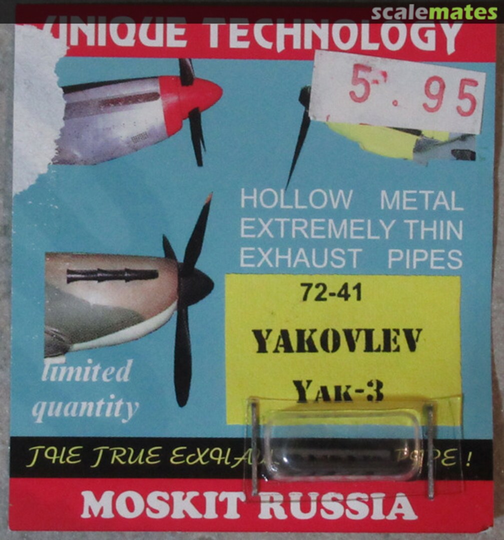 Boxart YAKOVLEV Yak-3 72-41 Moskit