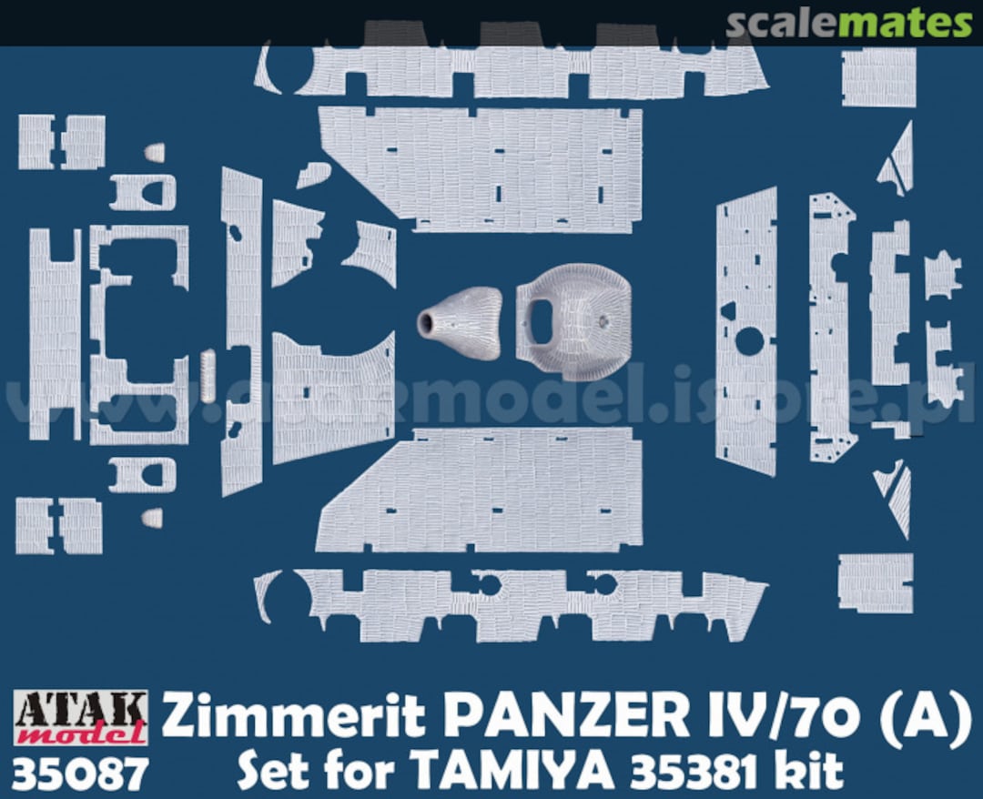 Boxart Zimmerit Panzer IV/70 (A) 35087 Atak Model