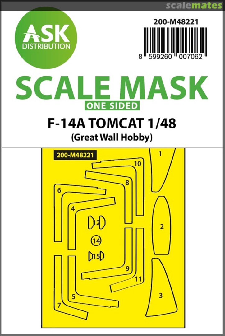 Boxart F-14A Tomcat masks 200-M48221 ASK