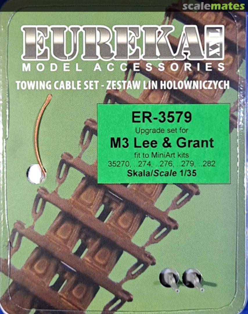 Boxart M3 Lee & Grant Tanks upgrade set ER-3579 Eureka XXL