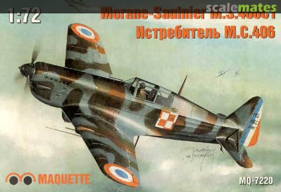 Boxart Morane-Saulnier MS 406 MQ-7220 Maquette