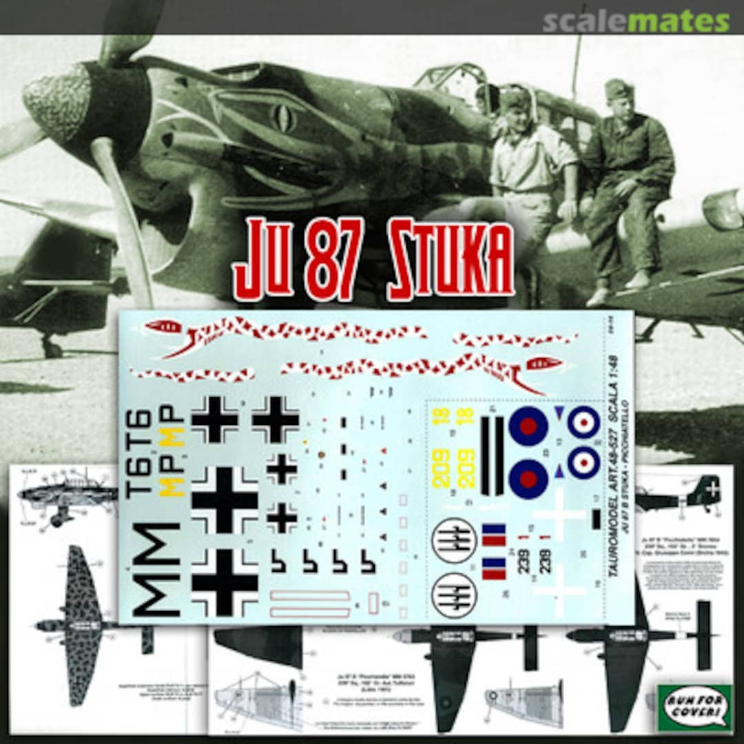 Boxart Ju 87 B Stuka: Polz's Snake + Regia Aeronautica 48527 Tauro Model