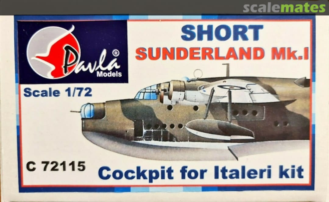 Boxart Short Sunderland Mk.I C72115 Pavla Models