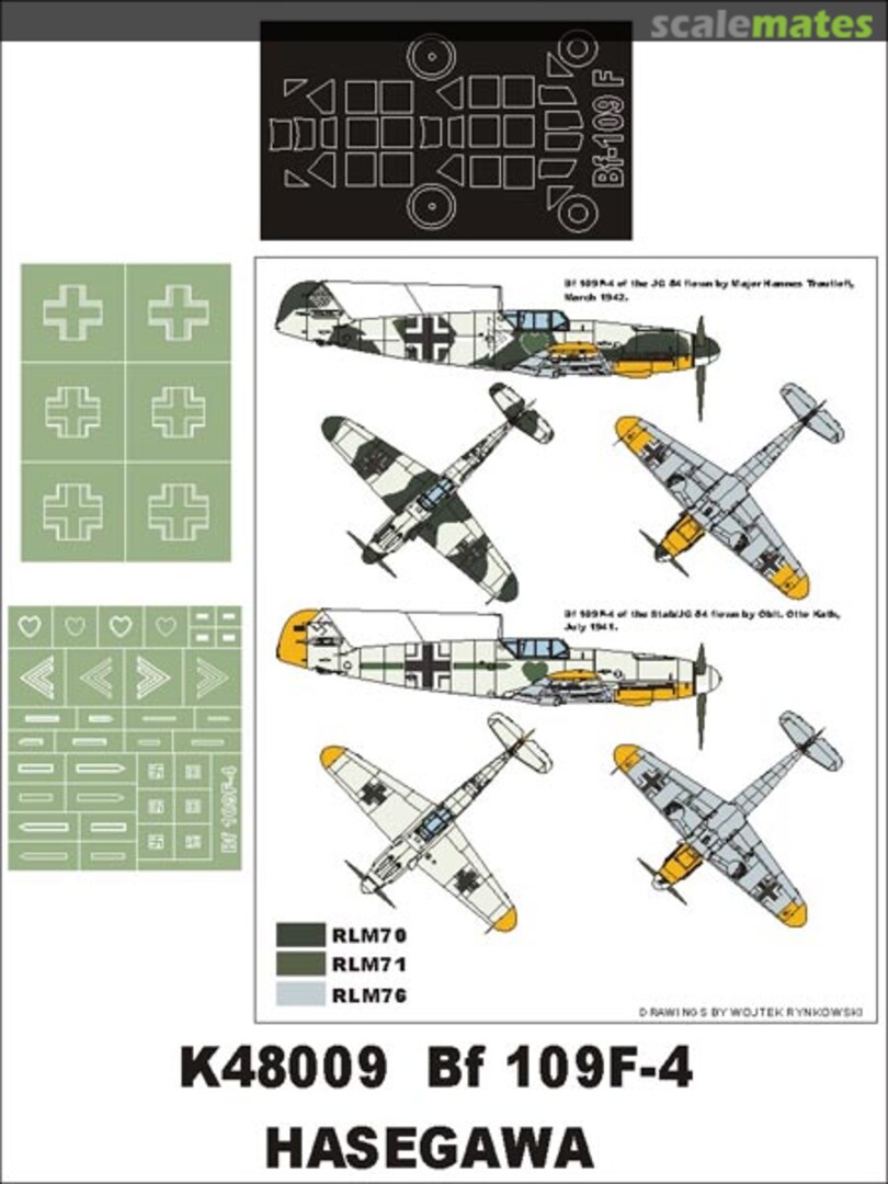 Boxart Bf 109F-4 K48009 Montex