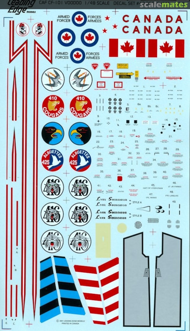 Contents CF-101 Voodoos 48.006 Leading Edge