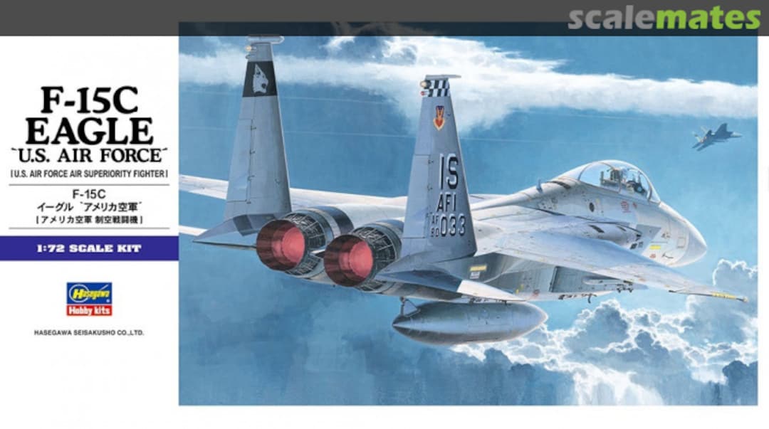 Boxart F-15C Eagle `U.S. Air Force´ 00543 Hasegawa