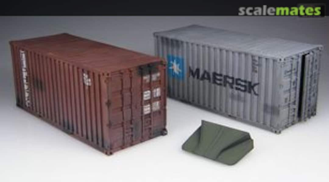 Boxart M915 Extension Pack (2x20ft ISO Containers + Windjammer) MMF 35020 MinimanFactory