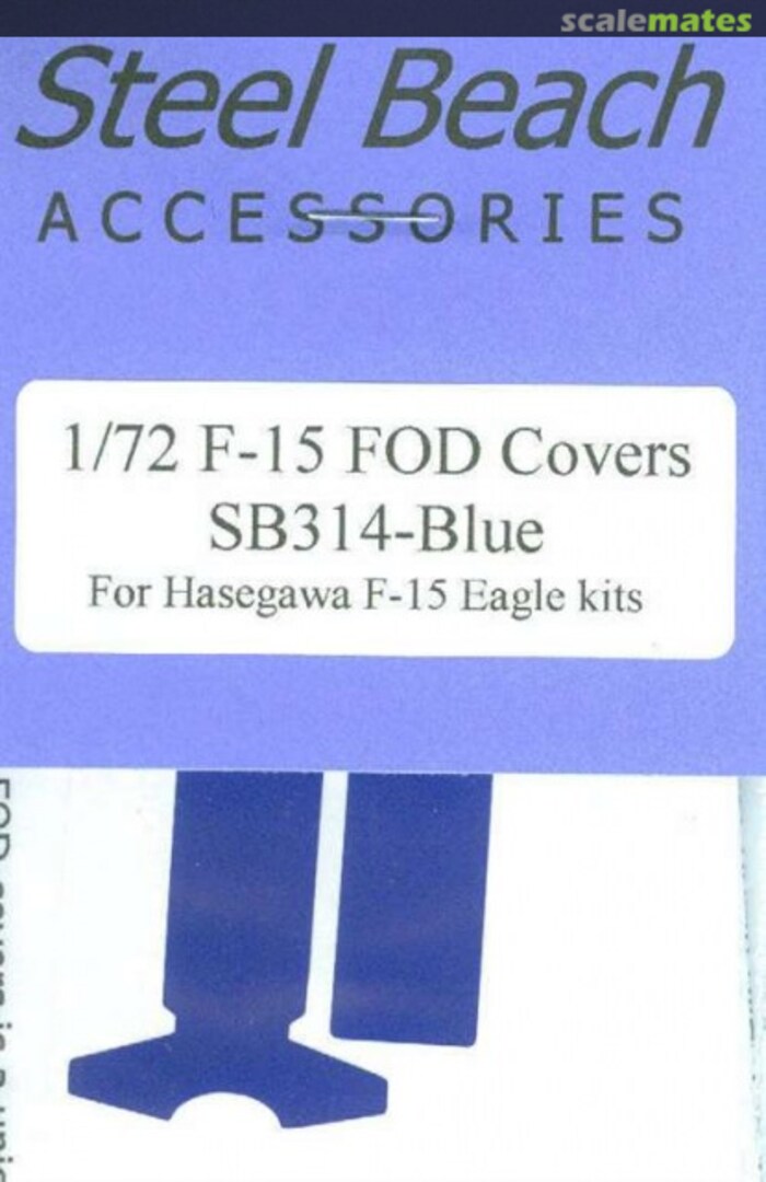 Boxart Blue F-15 Eagle FOD Covers 73014 Steel Beach