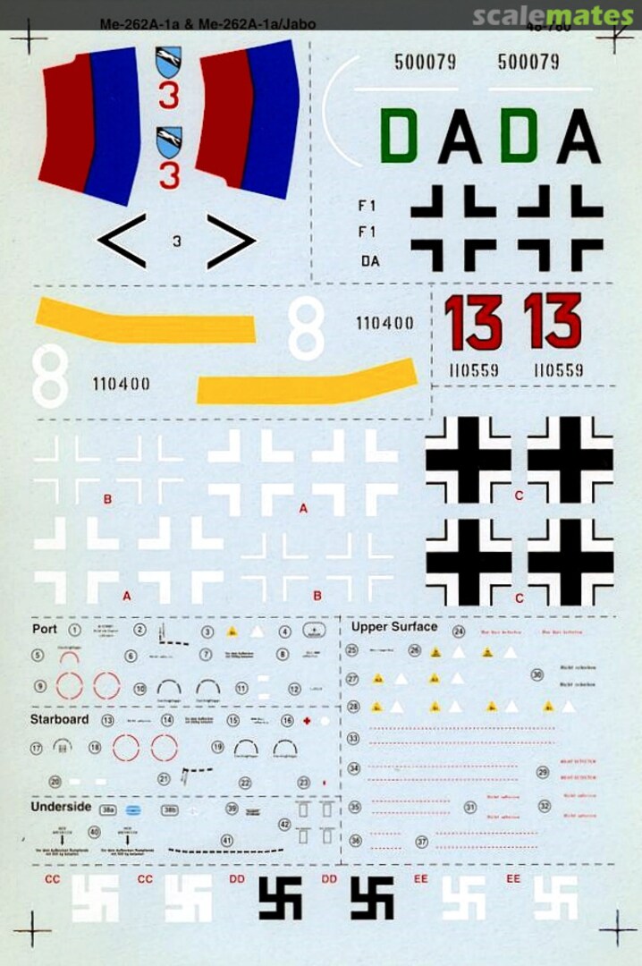 Boxart Me 262A-1a & Me 262A-1a/Jabo 48-0780 SuperScale International