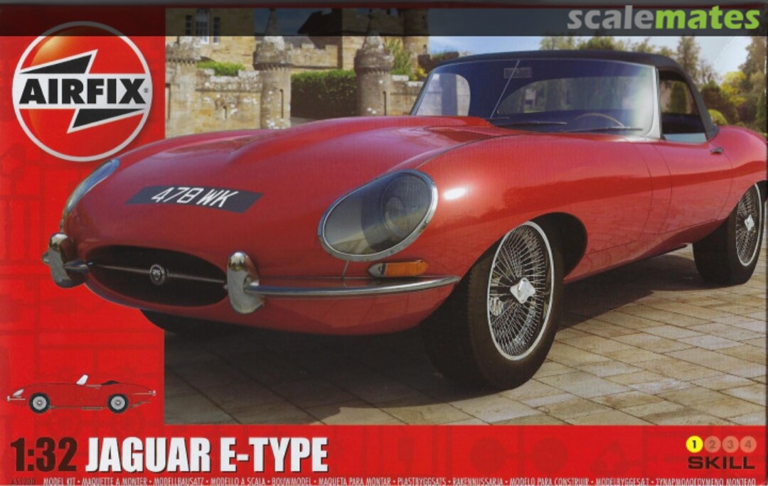 Boxart Jaguar E-Type A55200 Airfix