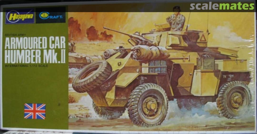 Boxart Armoured Car Humber Mk.II 725 Minicraft Hasegawa