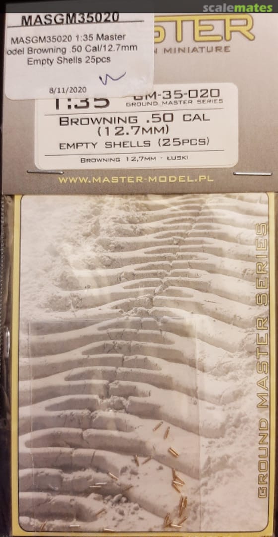 Contents Browning .50 CAL empty shells GM-35-020 Master