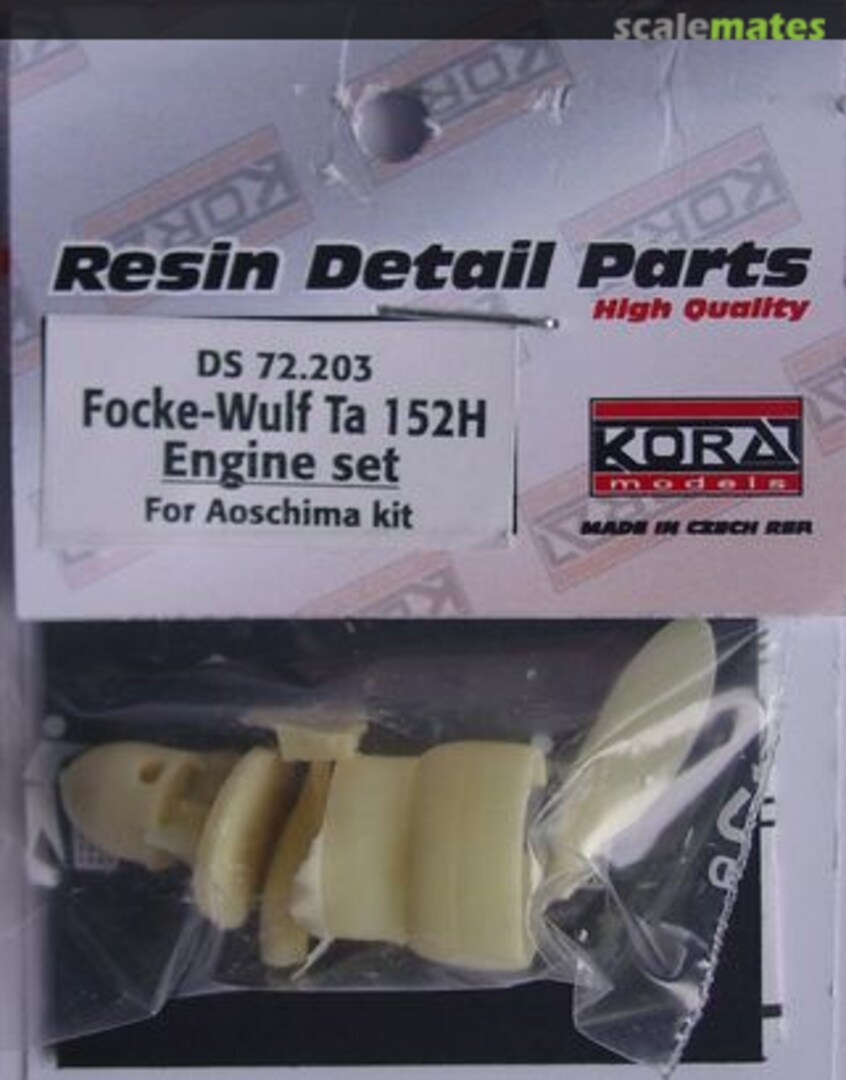 Boxart Focke-Wulf Ta 152H-1 Engine Set DS 72.203 Kora Models