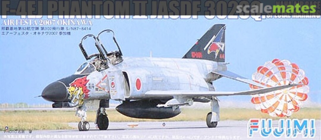 Boxart F-4EJ Phantom II JASDF 302Sq. Naha Air Base Special Marking 72215 Fujimi