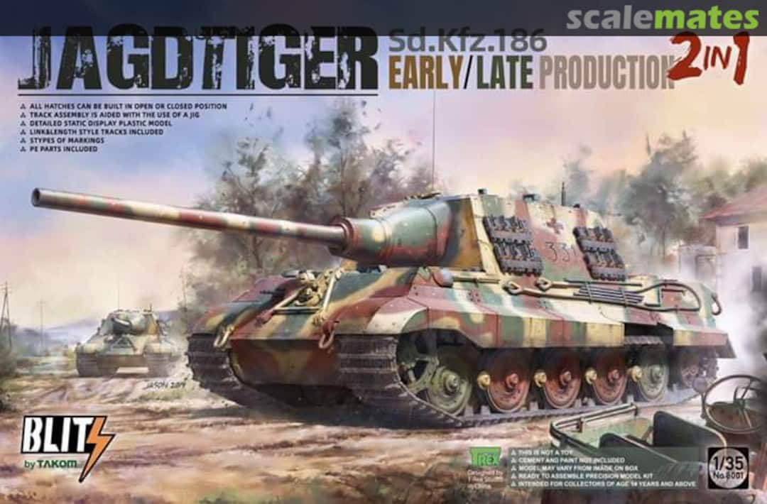 Boxart Jagdtiger 8001 Takom