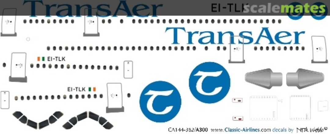 Boxart Trans Air A300 CA144-382 Classic Airlines