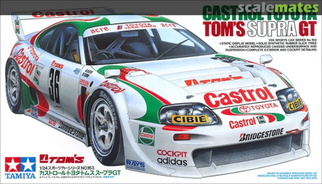 Boxart Toyota Tom's Supra GT 24163 Tamiya