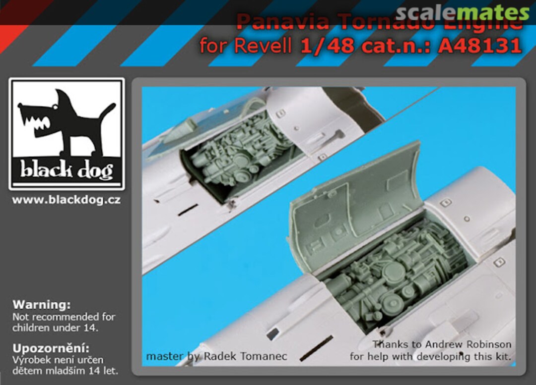 Boxart Panavia Tornado engine A48131 Black Dog