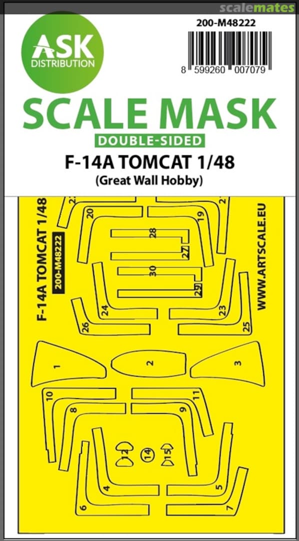 Boxart F-14A Tomcat masks 200-M48222 ASK