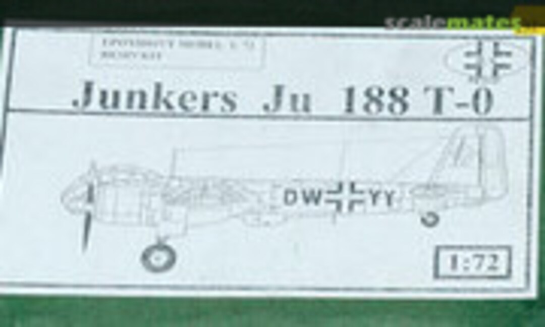 Junkers Ju 188 T-0 (R.V. Resin )