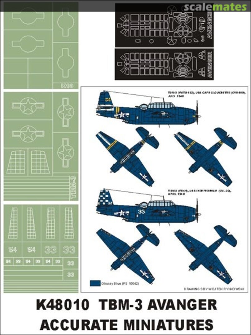 Boxart TBM-3 Avenger K48010 Montex