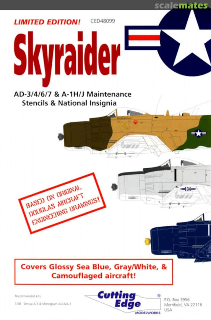 Boxart Skyraider CED48099 Cutting Edge Modelworks