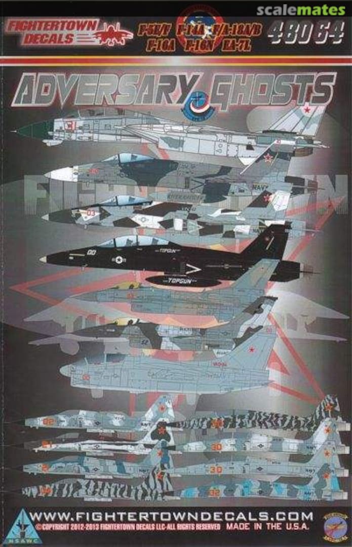 Boxart Adversary Ghosts 48064 Fightertown Decals