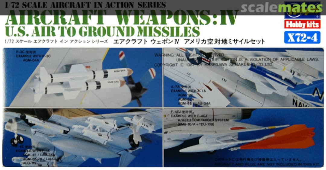 Boxart Aircraft Weapons: IV 35004-400 Hasegawa