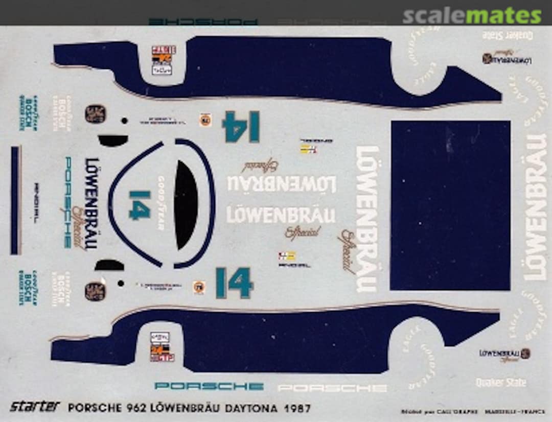 Boxart Porsche 962 "Löwenbräu"  Starter