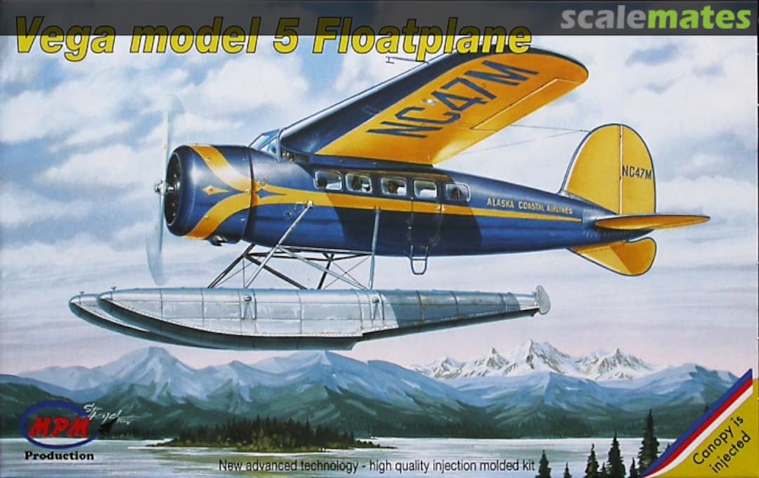 Boxart Vega model 5 Floatplane 72528 MPM Production