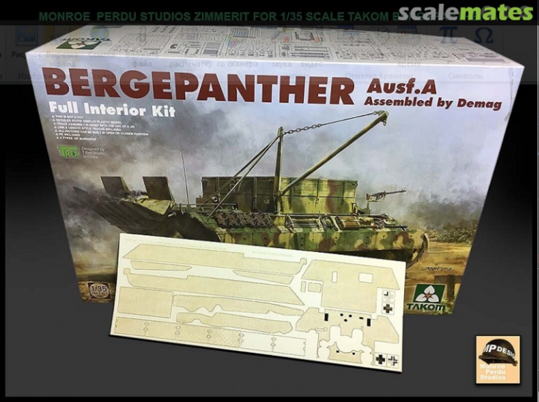 Boxart ZIMMERIT FOR TAKOM BERGEPANTHER A MPD-111 Monroe Perdu Studios