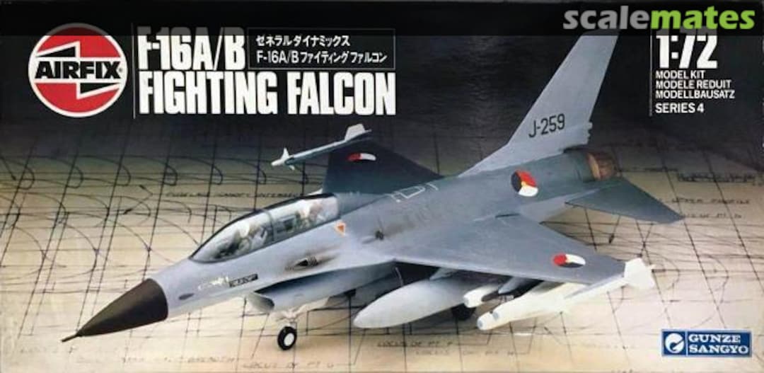 Boxart F-16A/B Fighting Falcon GX-154 Airfix/Gunze