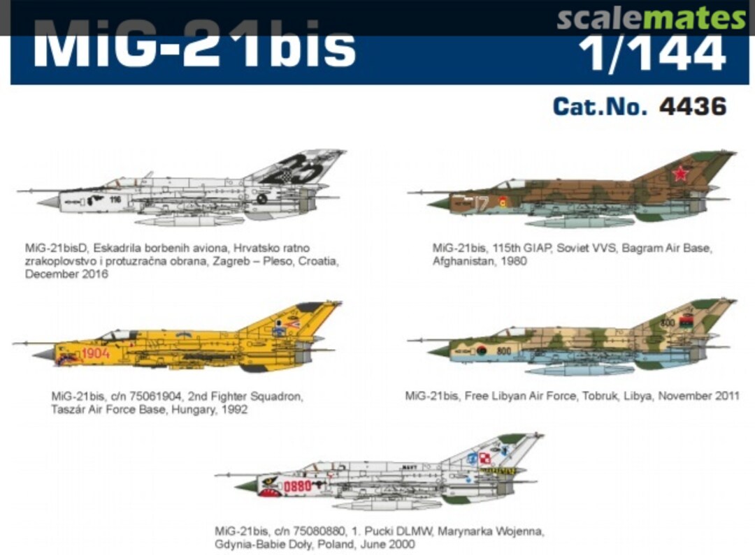 Boxart MiG-21bis 4436 Eduard