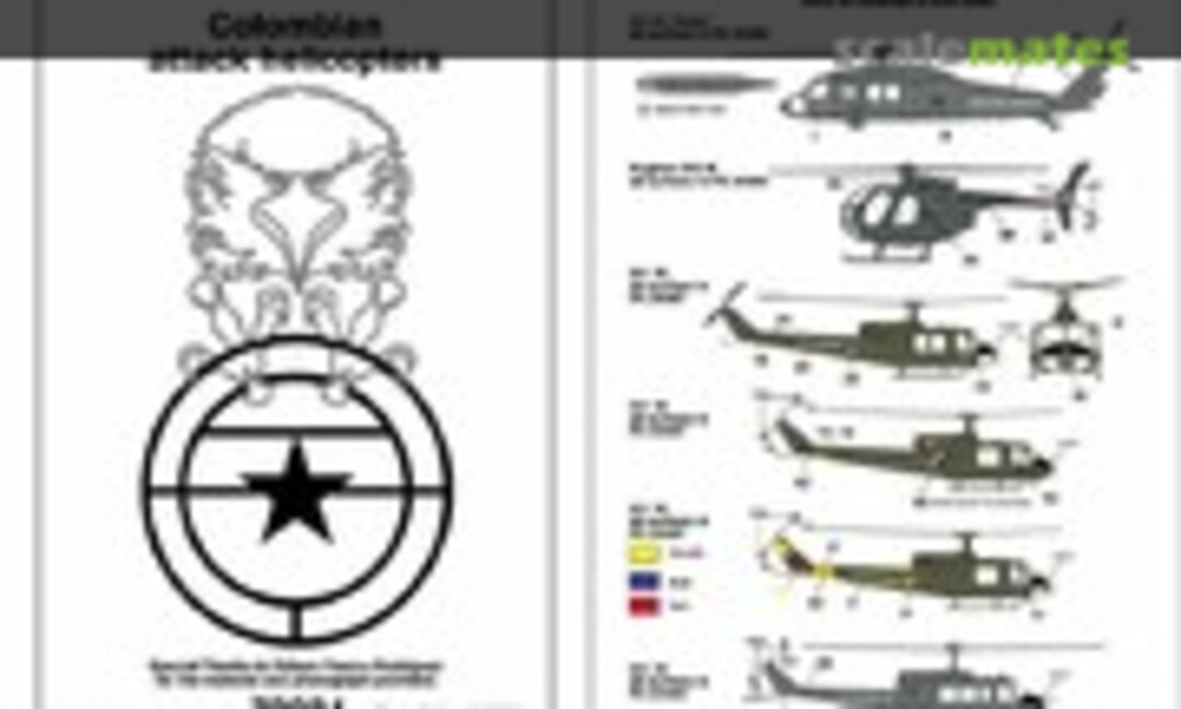 1:72 Colombian Attack Helicopters (Condor Decals 72024)